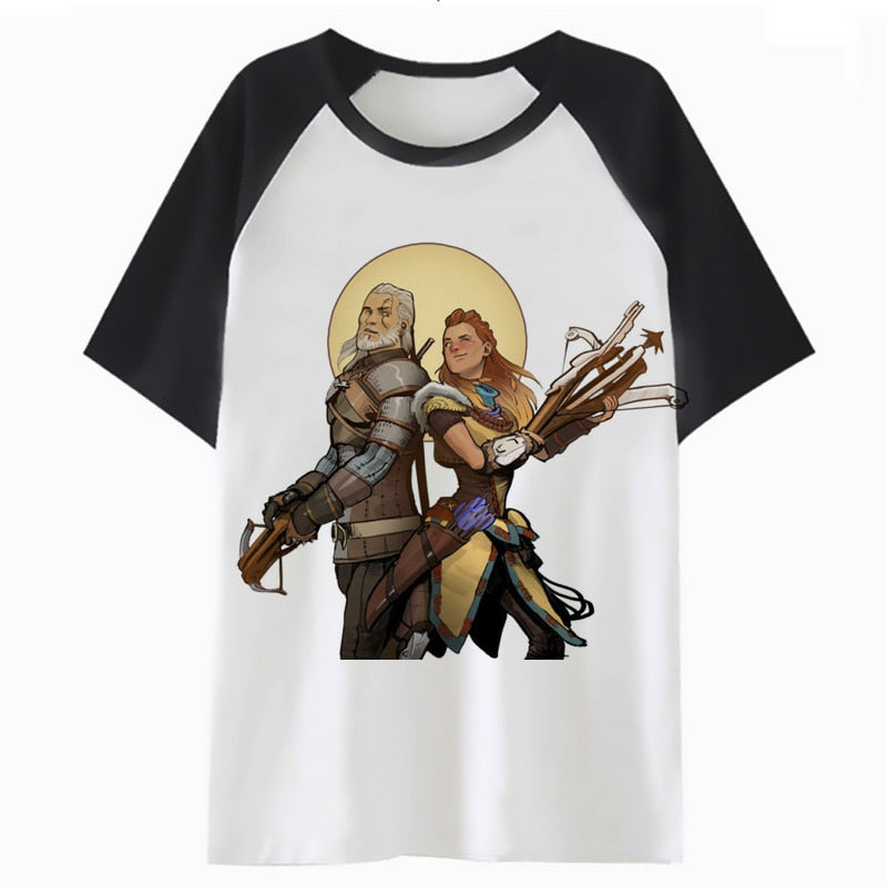 horizon zero dawn t shirt funny tee clothing hop hip streetwear tshirt male t-shirt harajuku men for top H1245